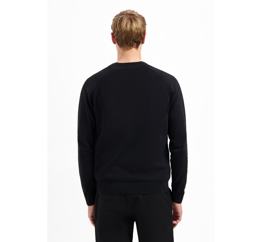 Pullover Crewneck Solid Waffle Knit (29230964SN - 020)