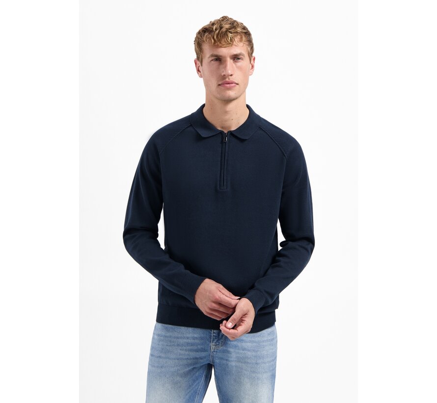 Pullover Polo Half Zip Solid (29230962SN - 078)