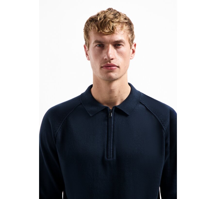 Pullover Polo Half Zip Solid (29230962SN - 078)