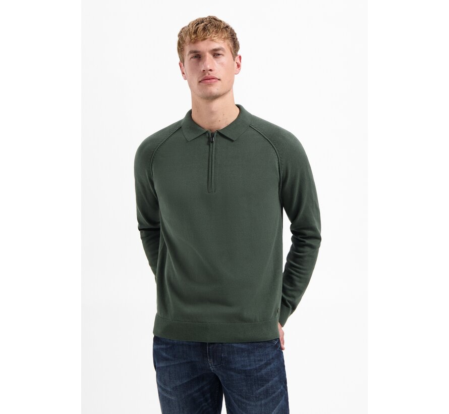 Pullover Polo Half Zip Solid (29230962SN - 052)