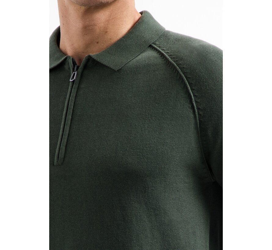 Pullover Polo Half Zip Solid (29230962SN - 052)