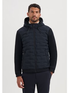No Excess Jacket Short Fit Sealed Hooded Knitted Mix Night (29630819SN - 078)