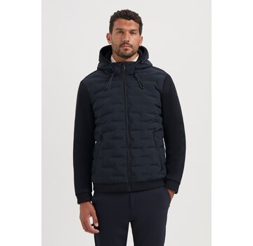 No Excess Jacket Short Fit Sealed Hooded Knitted Mix Night (29630819SN - 078)