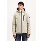 Jacket Short Fit Hooded Softshell Stretch Stone (29630807SN - 014)