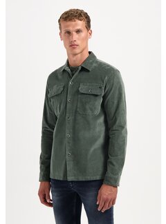 No Excess Overshirt Buttons Twill Dark Green (29530842 - 052)