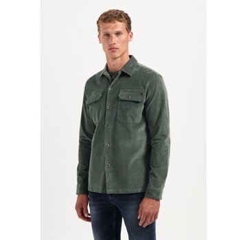 No Excess Overshirt Buttons Twill Dark Green (29530842 - 052)