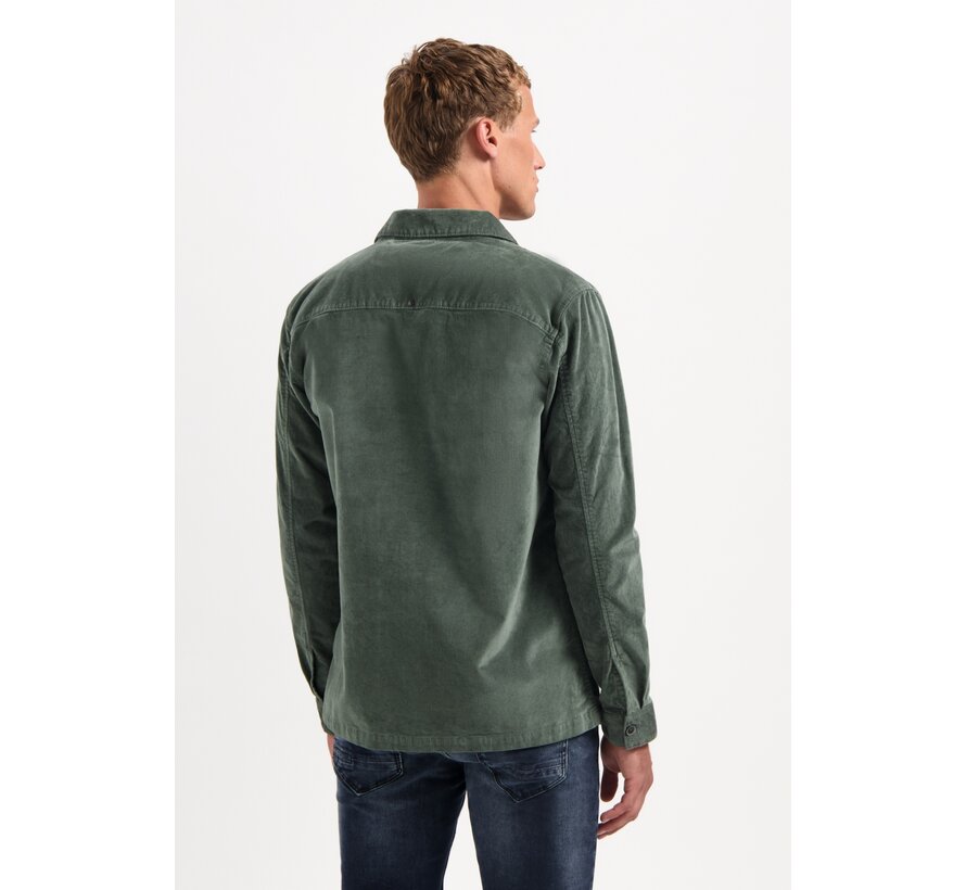 Overshirt Buttons Twill Dark Green (29530842 - 052)