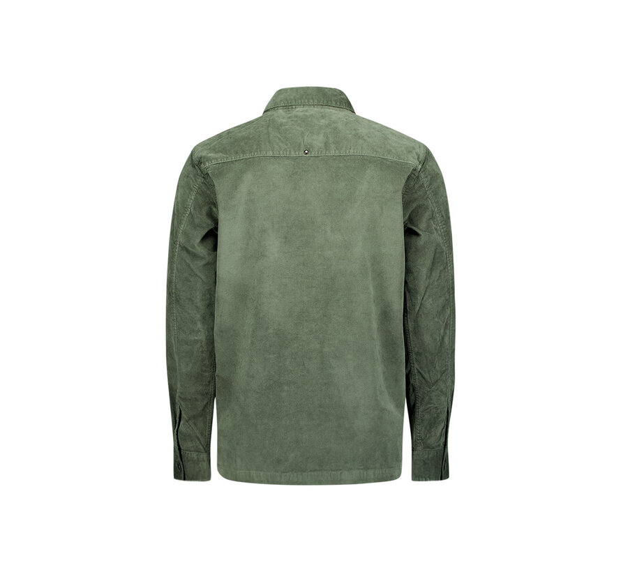 Overshirt Buttons Twill Dark Green (29530842 - 052)