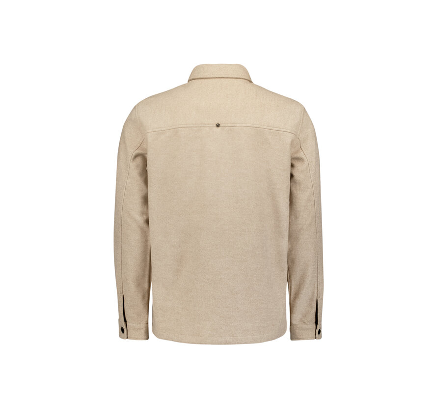 Overshirt Button Closure Melange Khaki (29510821SN - 043)