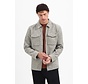 Overshirt Zipper Wool look Grey Melange (29510818SN - 102)
