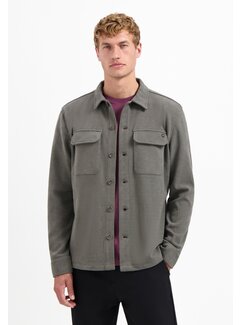 No Excess Overshirt Button Relief Sweat Dark Clay (29510806SN - 118)