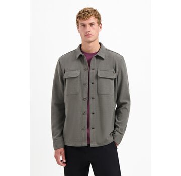 No Excess Overshirt Button Relief Sweat Dark Clay (29510806SN - 118)