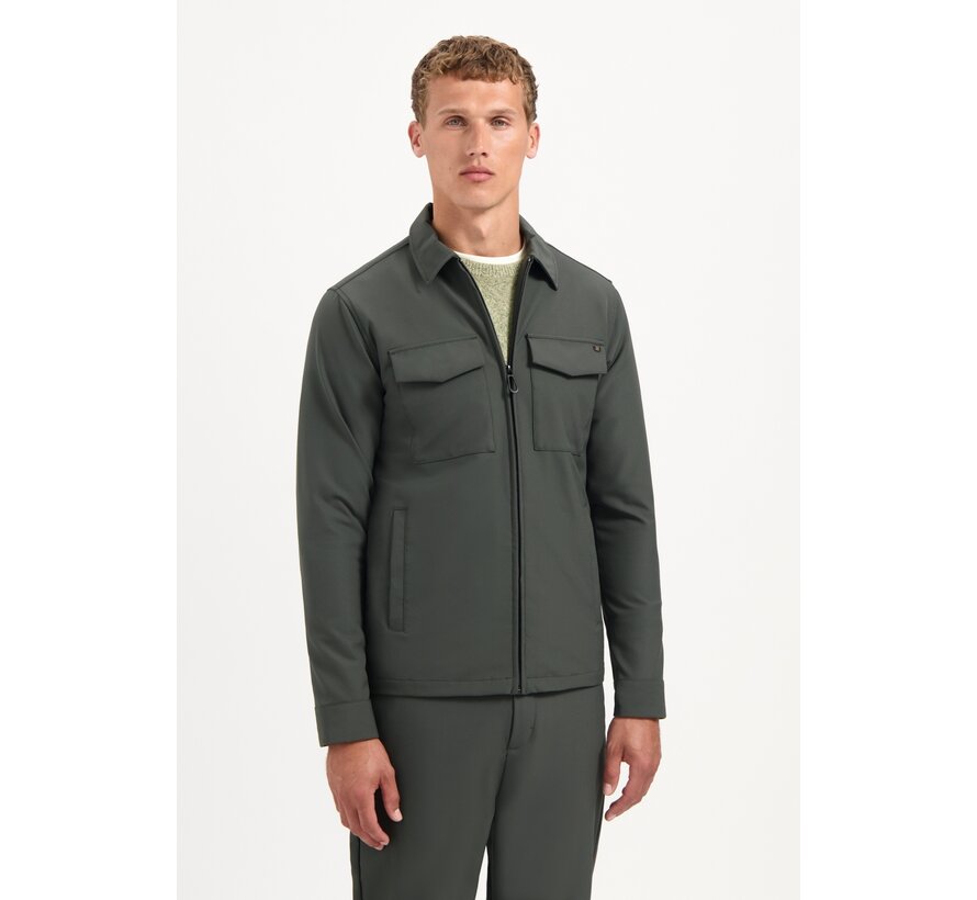 Overshirt Full Zipper Stretch Sedoc Dark Steel (29510804 - 124)