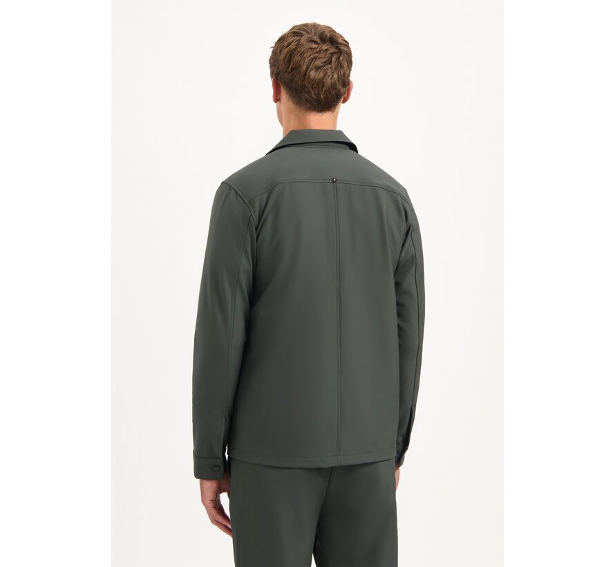 Overshirt Full Zipper Stretch Sedoc Dark Steel (29510804 - 124)