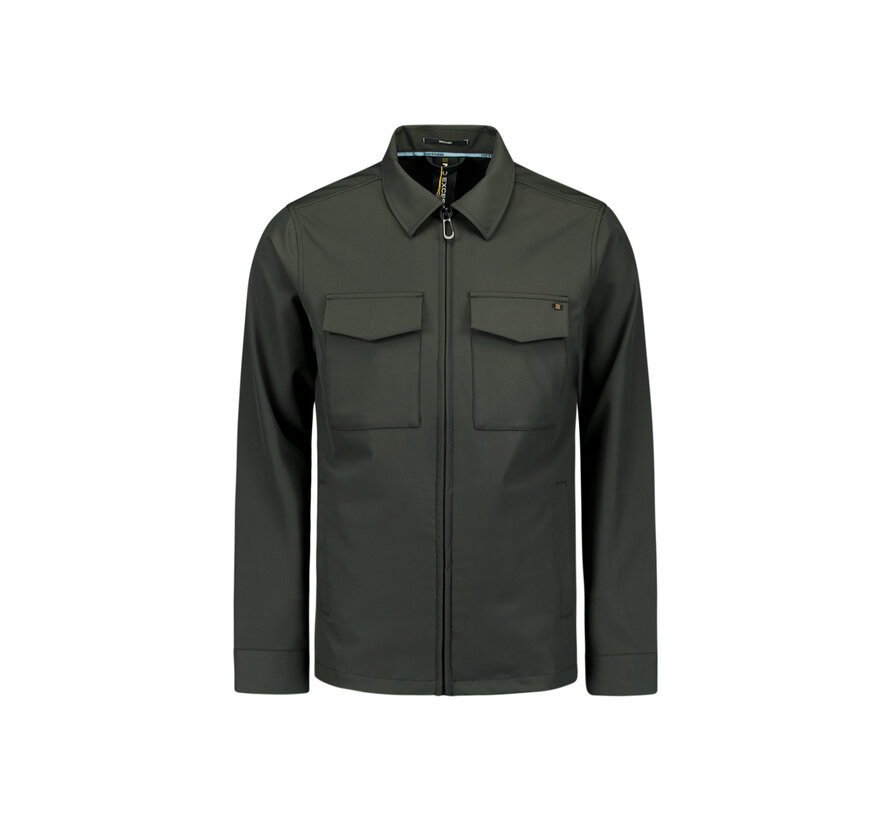 Overshirt Full Zipper Stretch Sedoc Dark Steel (29510804 - 124)
