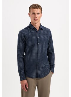 No Excess Shirt Mini Jacquard Night (29450940 - 078)