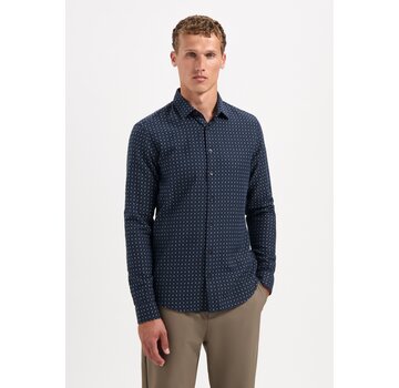 No Excess Shirt Mini Jacquard Night (29450940 - 078)