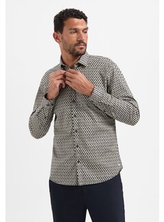 No Excess Shirt Stretch Allover Printed Black (29450890 - 020)
