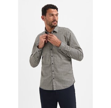 No Excess Shirt Stretch Allover Printed Black (29450890 - 020)