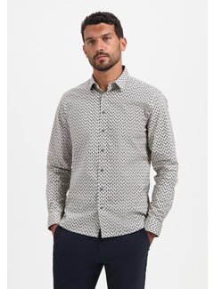 No Excess Shirt Stretch Allover Printed White (29430922 - 010)