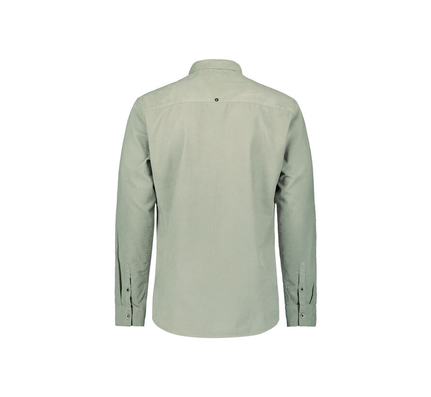 Shirt Solid Fine Herringbone Light Moss (29430843 - 197)