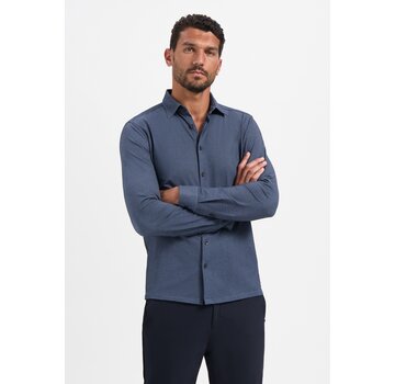 No Excess Shirt Jersey Washed Blue (29410881 - 137)