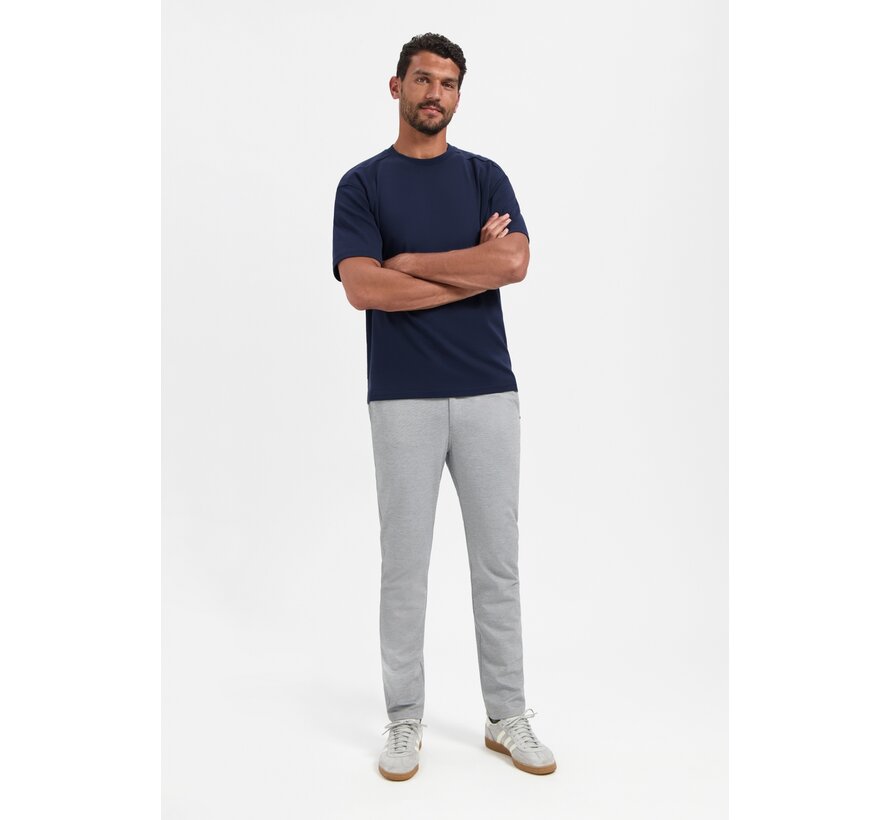 T-Shirt Crewneck Solid Heavy Interlock Night (29340761SN - 078)