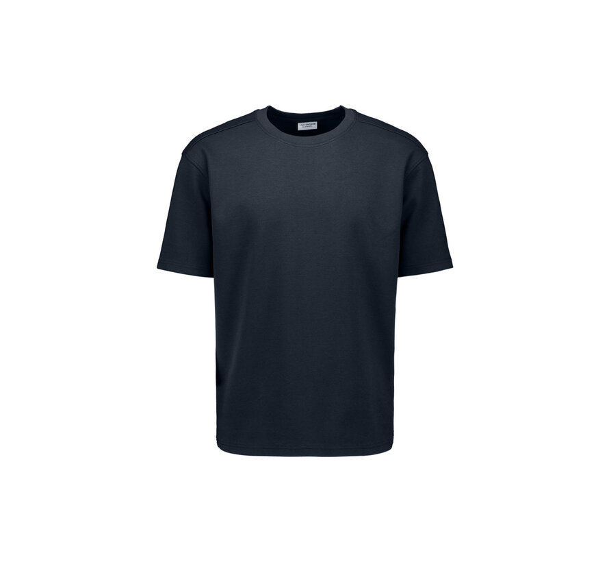 T-Shirt Crewneck Solid Heavy Interlock Night (29340761SN - 078)