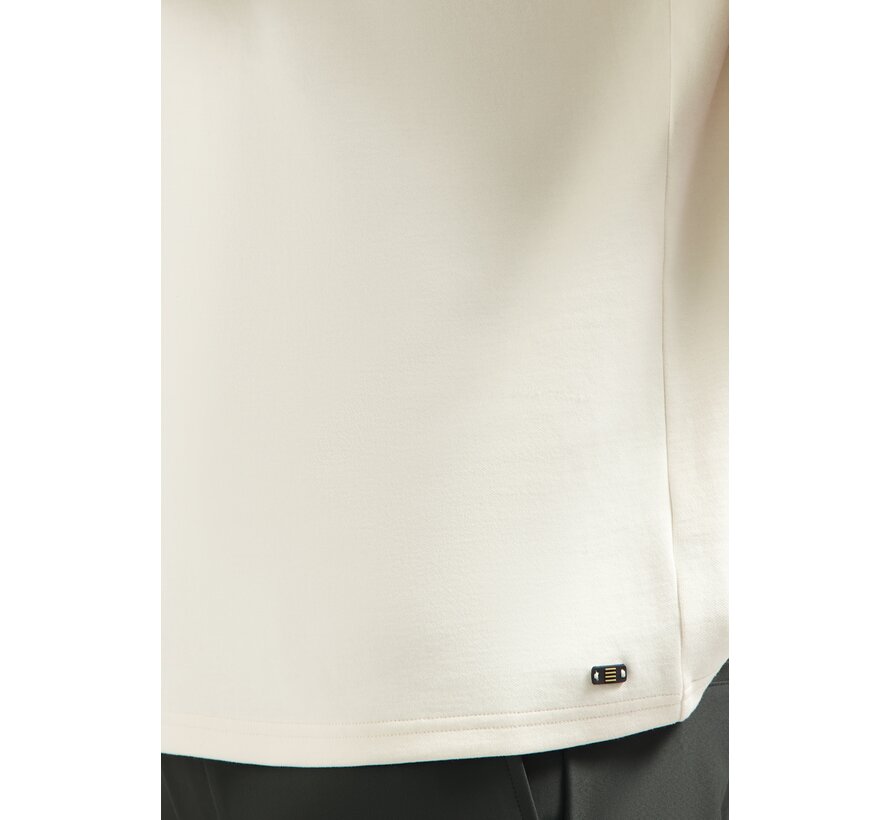 T-Shirt Crewneck Solid Heavy Interlock Offwhite (29340761SN - 011)