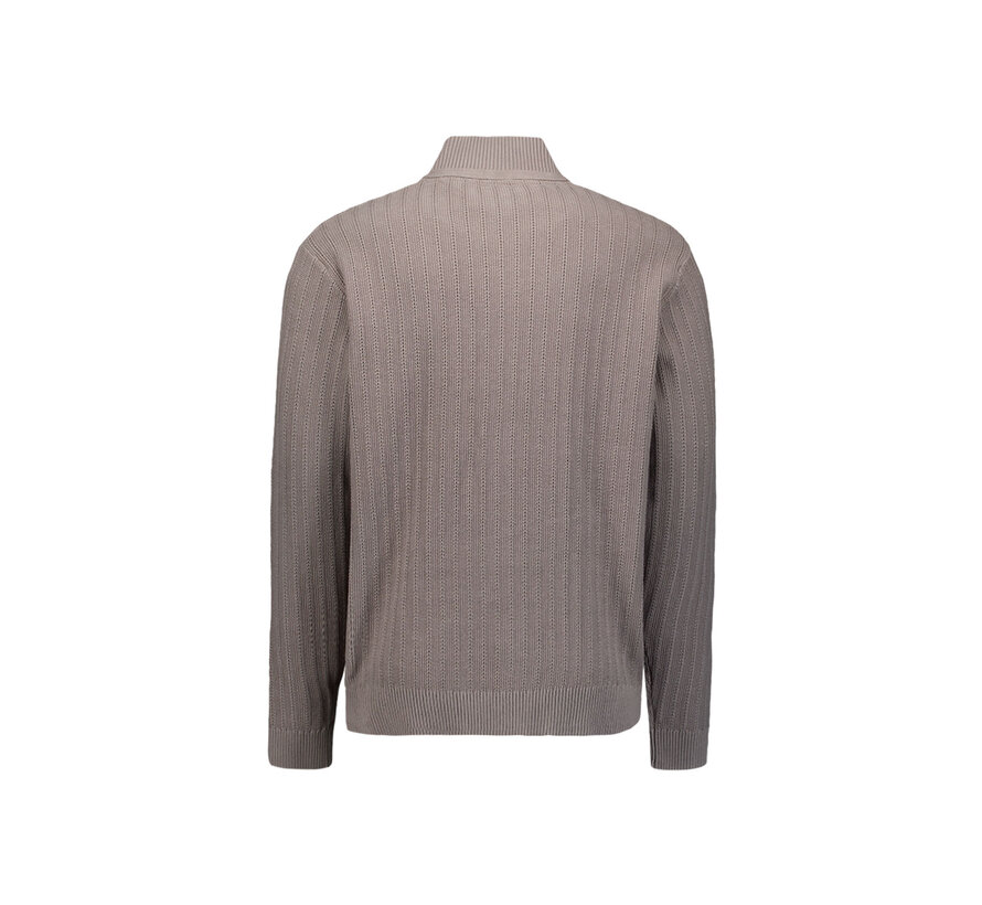 Cardigan Full Zip Relief Clay (29230937 - 018)