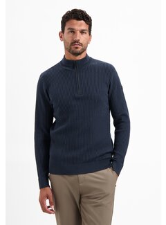 No Excess Pullover Half Zip rib variation Night (29230932 - 078)