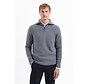 Pullover Wing Collar Half Zip Soft Woolblend Washed Blue (29210923 - 137)