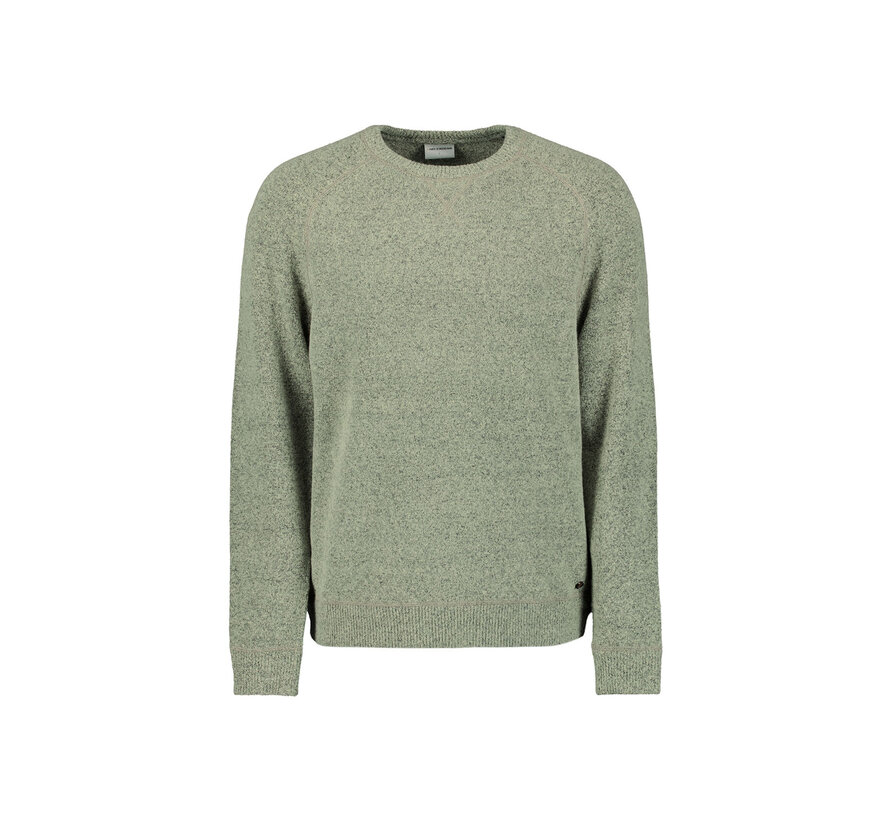 Pullover Crewneck Soft Wool Blend Light Moss (29210822 - 197)