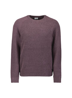 No Excess Pullover Crewneck Soft Wool Blend Dark Wine (29210822 - 164)