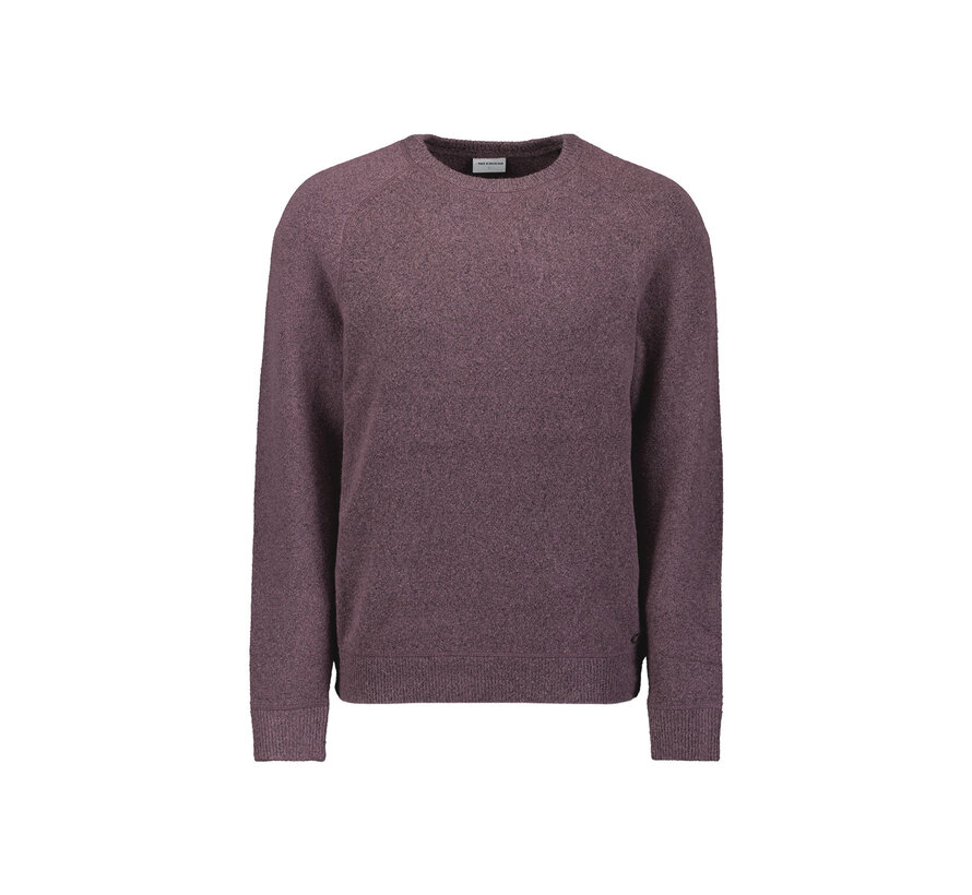 Pullover Crewneck Soft Wool Blend Dark Wine (29210822 - 164)