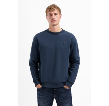 No Excess Sweater Crewneck Brushed inside Night (29130857 - 078)