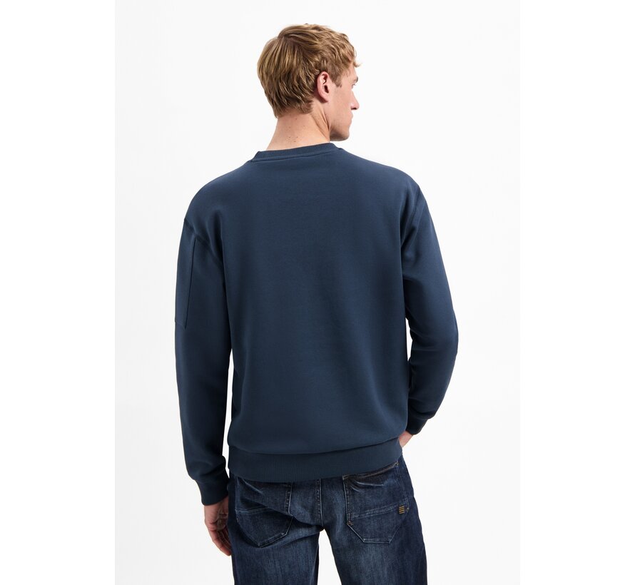 Sweater Crewneck Brushed inside Night (29130857 - 078)