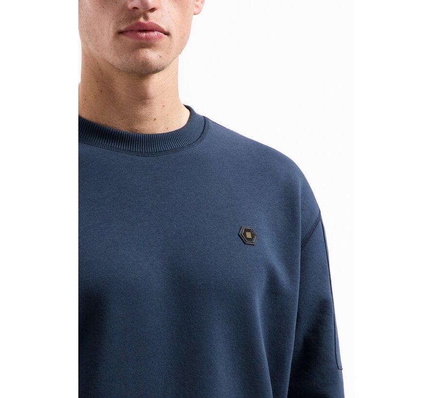 Sweater Crewneck Brushed inside Night (29130857 - 078)