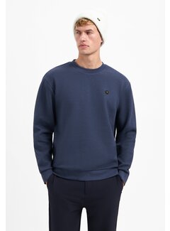 No Excess Sweater Crewneck Relief Melange Night (29100905 - 078)