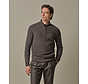 PULLOVER HALF ZIP BROWN (PPWJ30047B)