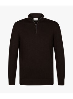Profuomo PULLOVER HALF ZIP D BROWN (PPWJ30042A)
