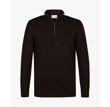 Profuomo PULLOVER HALF ZIP D BROWN (PPWJ30042A)