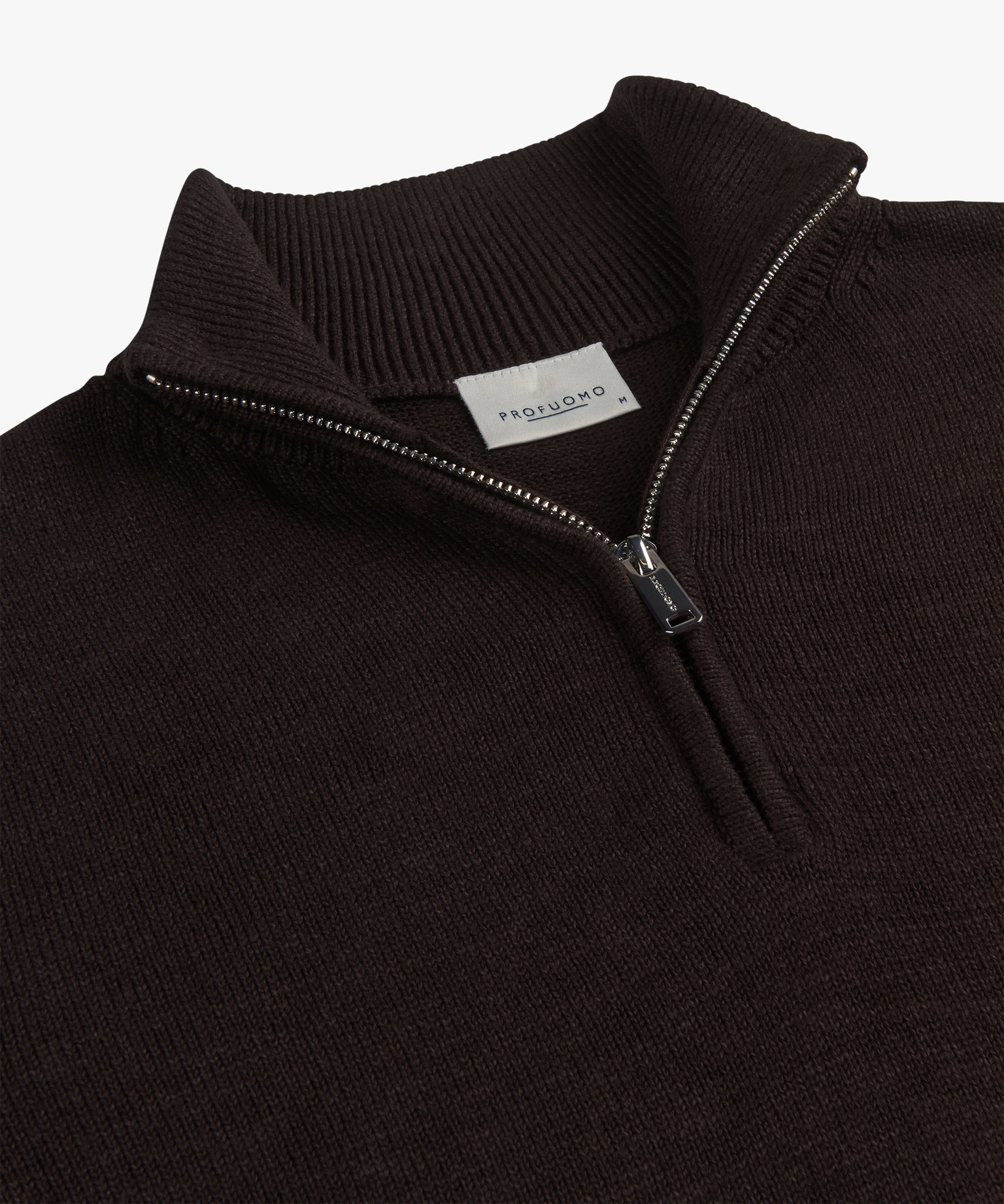 Profuomo PULLOVER HALF ZIP D BROWN XL Profuomo