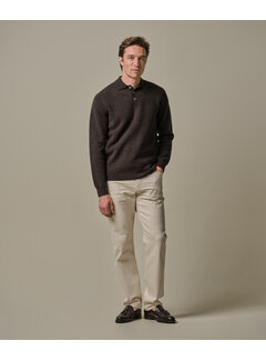 Profuomo POLO LS D BROWN (PPWJ30033C)