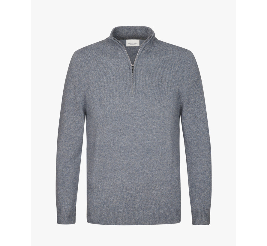PULLOVER HALF ZIP BLUE (PPWJ30029E)
