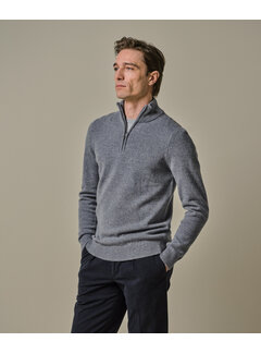 Profuomo PULLOVER HALF ZIP BLUE (PPWJ30029E)