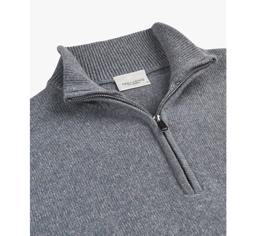 PULLOVER HALF ZIP BLUE (PPWJ30029E)