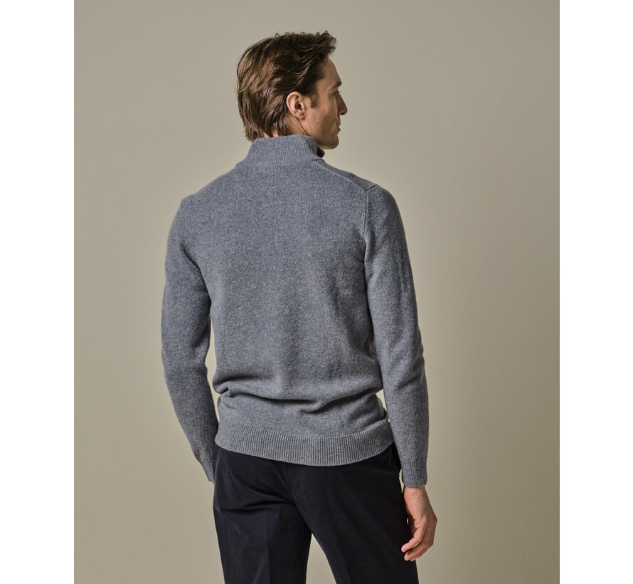 PULLOVER HALF ZIP BLUE (PPWJ30029E)
