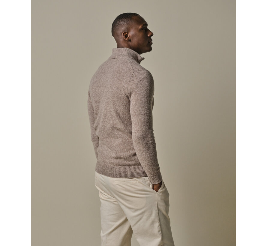 PULLOVER HALF ZIP SAND (PPWJ30029D)