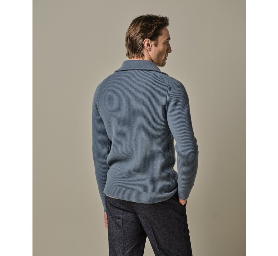 PULLOVER HALF ZIP BLUE (PPWJ30025E)